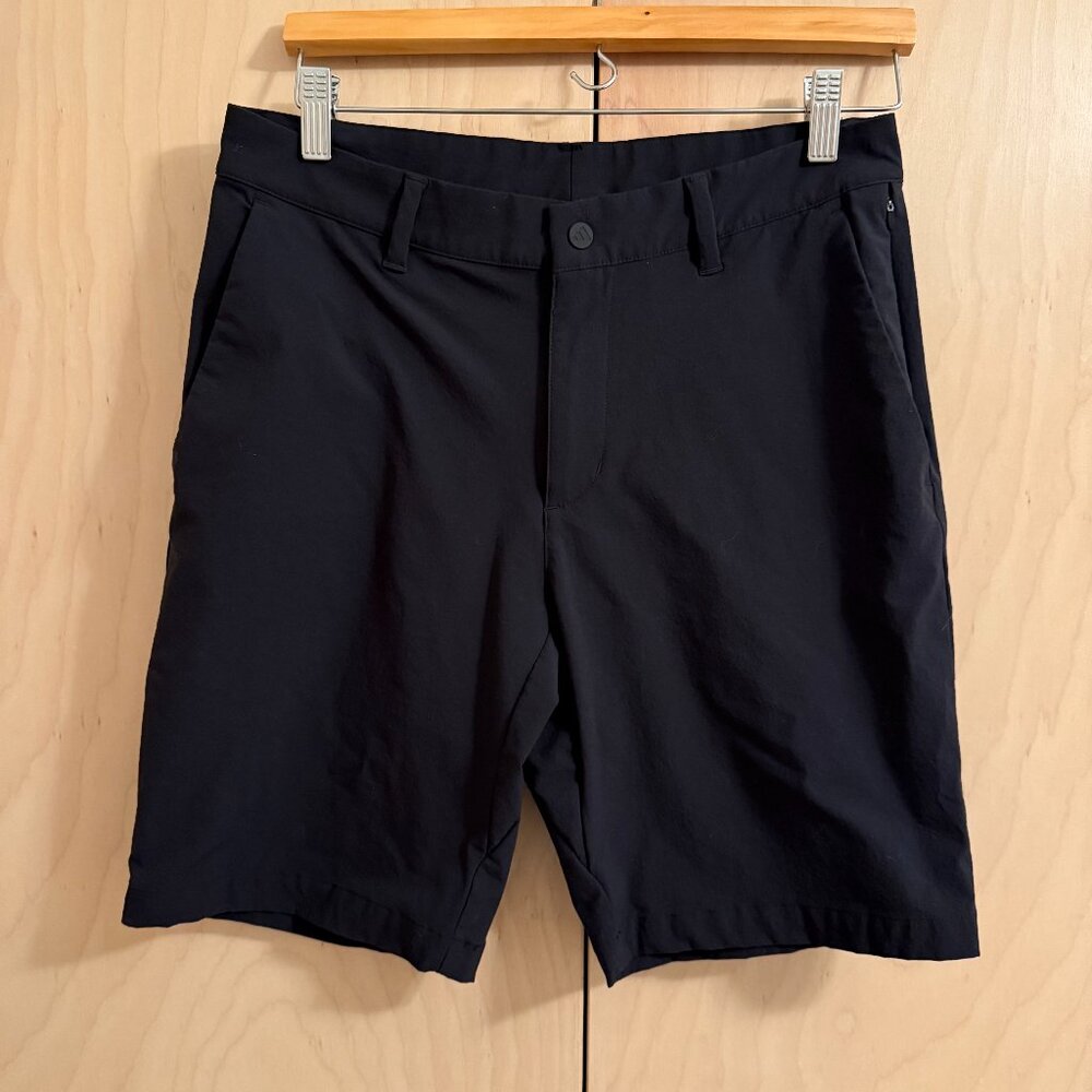 Black Adidas Ultimate365 Tour Nylon Shorts for Men 9-Inch